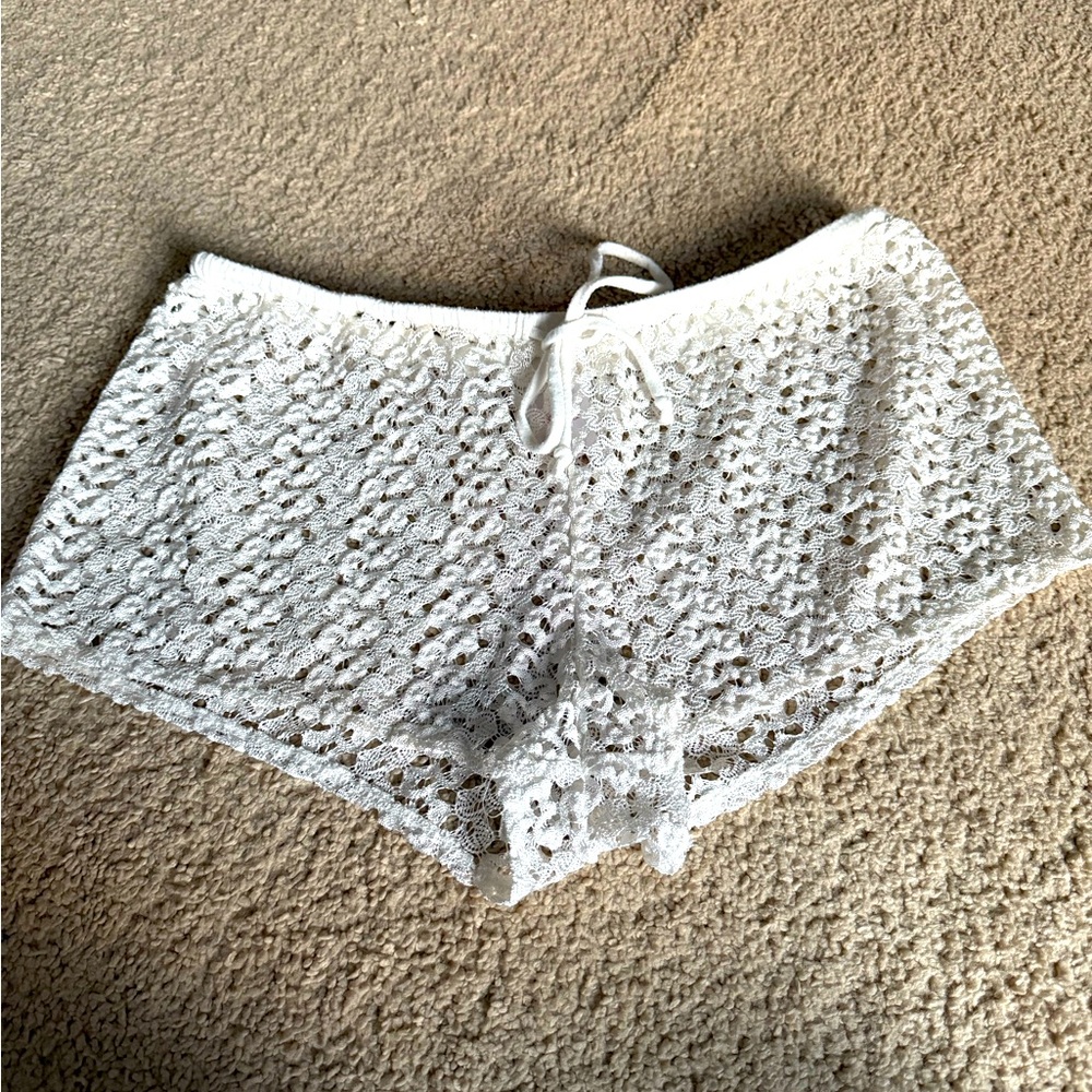 Xhilaration White Lace shorts.